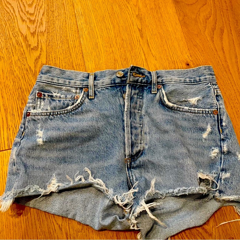 Denim shorts